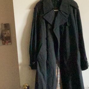 Vintage Black Trench Coat